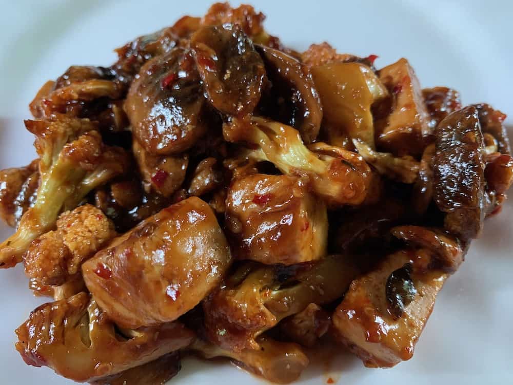 Spicy Roasted Veggies and Tofu